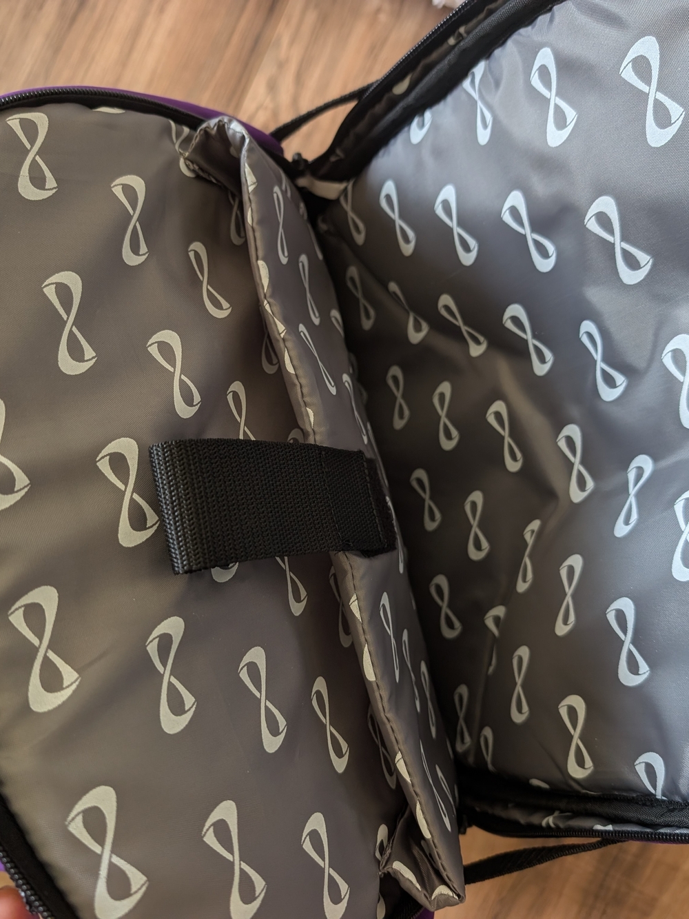 Nfinity Purple Gym Backpack - Picture 3 of 5